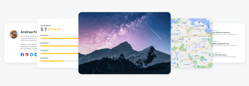 recent post and cover images