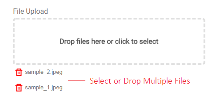 select multiple files